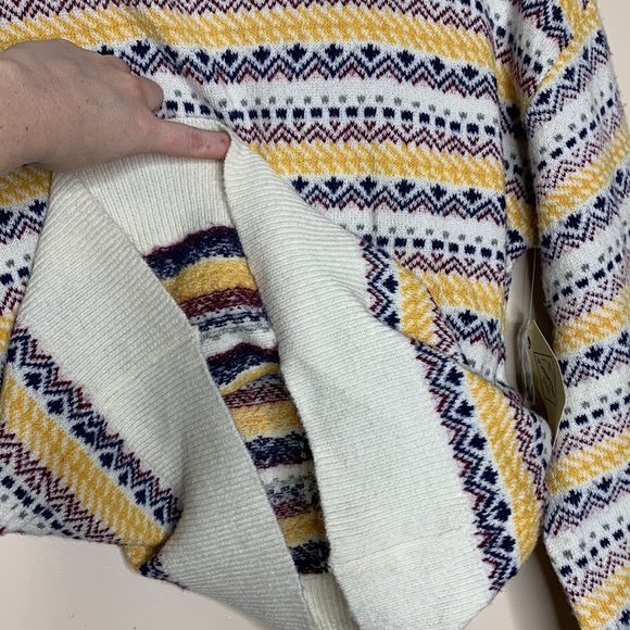 ST John’s Bay | High Neck Button Back Multi Colored Sweater NWT Fall Fashion MED - Picture 4 of 11